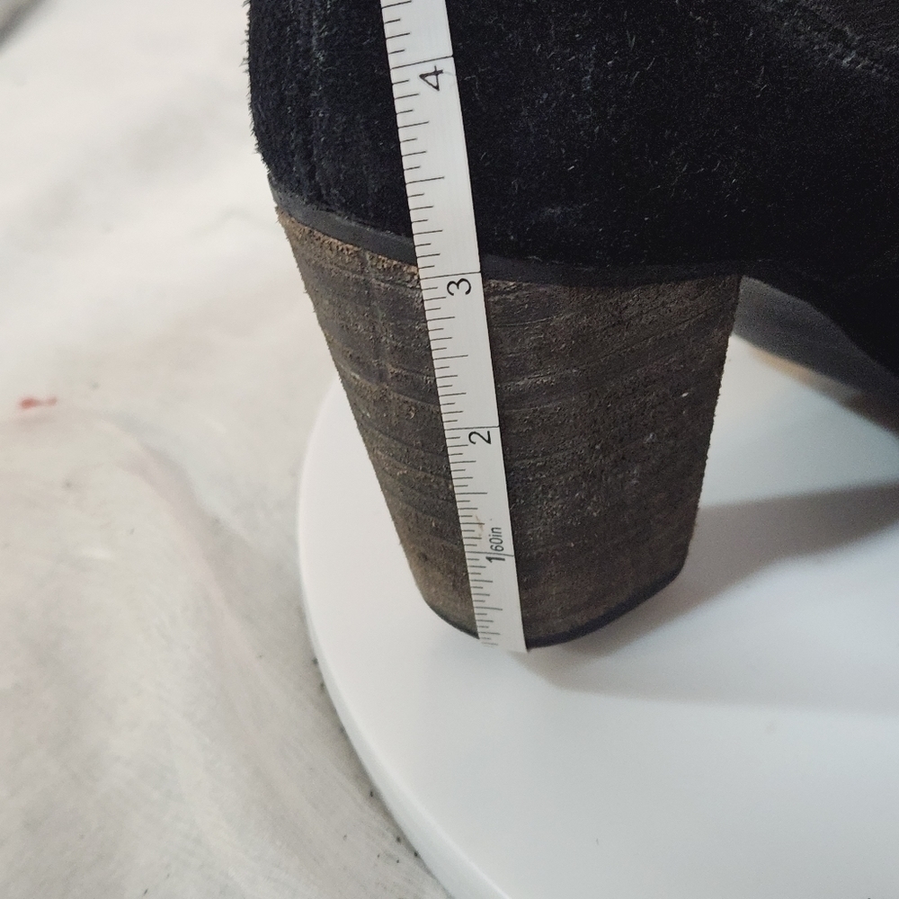 Steve Madden Chelsea Boots Black Leather Women Sz: 7.5 - Picture 7 of 12